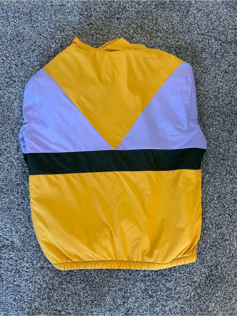 PINK Victoria's Secret Colorblock Windbreaker Jacket - Yellow, Lavender & Black